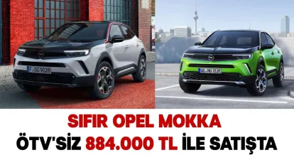 Opel’den ÖTV’siz 0 Kilometre Opel Mokka Sadece 884.000 TL ile Satışta!