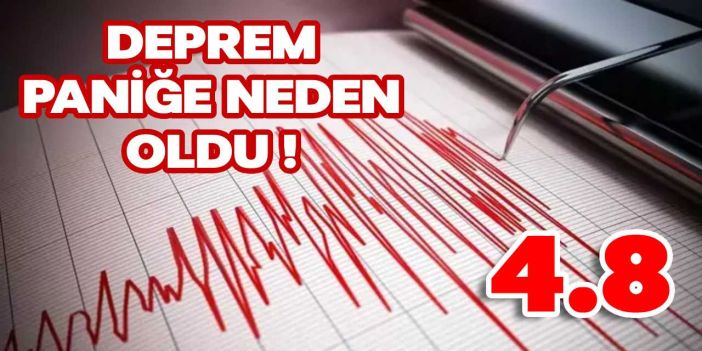 AFAD: Antalya Gazipaşa'da 4.8 Büyüklüğünde Deprem: Büyük Panik Yarattı