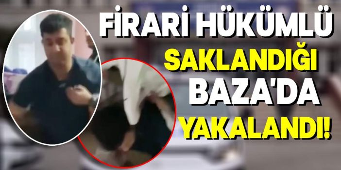 Kırıkkale'de 11 Yıl 8 Ay Kesinleşmiş Firari Hükümlü Bazanın İçinde Yakalandı