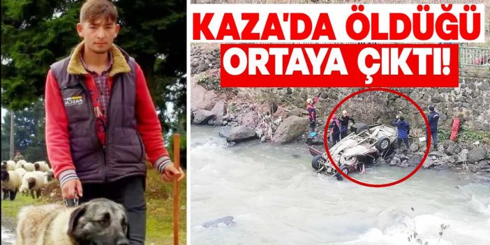 Trabzon'da Kaybolan Berat Sami Yazıcı'nın Kazada Hayatını Kaybettiği Ortaya Çıktı