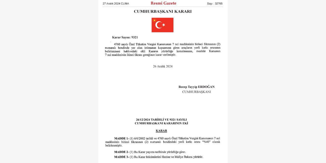 ÖTV Kararı