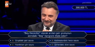 Beş Hececiler Olarak Anılan Şair Grubunun Adındaki 5 Hangisini İfade Eder? Kim Milyoner Olmak İster Sorusu Hangisidir?