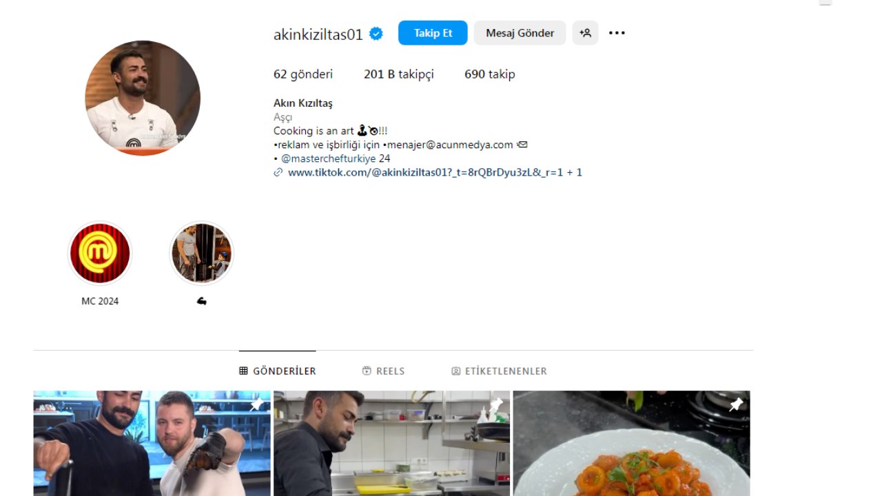 Akın Kızıltaş İnstagram