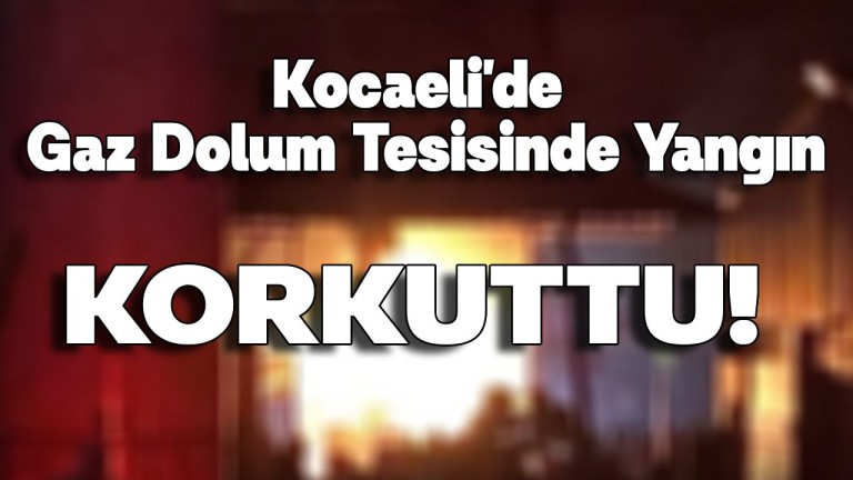 Son Dakika! Kocaeli'de Gaz Dolum Tesisinde Yangın: Tüpler Neden Alev Aldı?