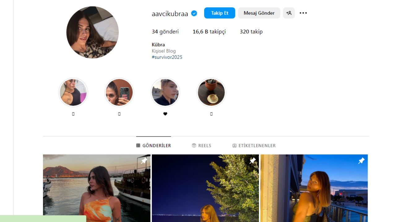 Kübra Avcı İnstagram Hesabı