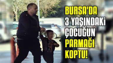 Bursa'da Parkta Feci Kaza: 3 Yaşındaki Çocuğun Eli Demir Kapıya Sıkışıp Koptu