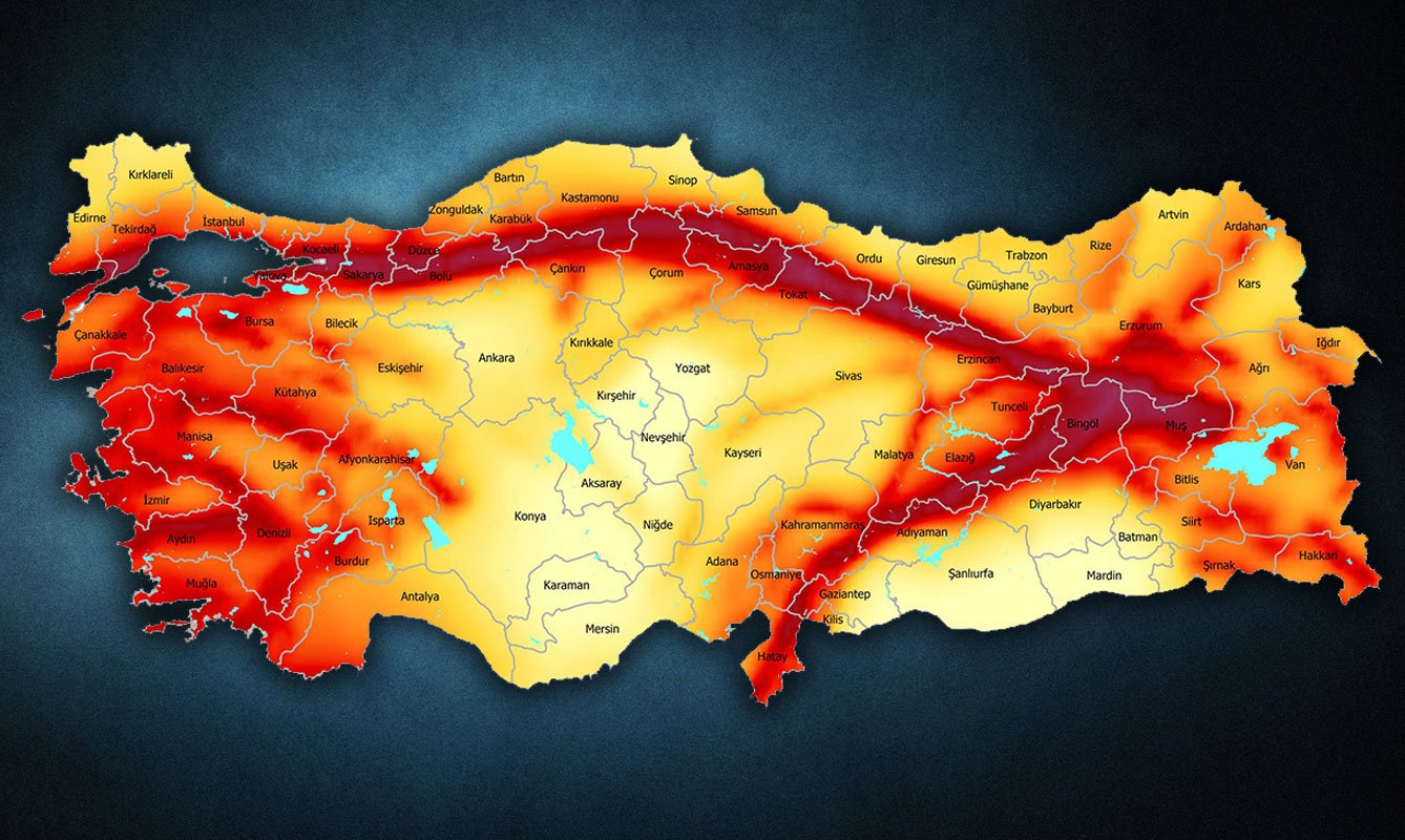 Türkiye Deprem Haritası