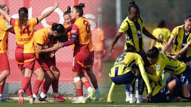 Galatasaray ve Fenerbahçe Kadın Futbol Derbisi 1-1 Bitti