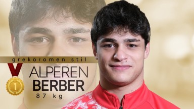 Alperen Berber U23 Avrupa Güreş Şampiyonası'nda Zirveye Çıktı